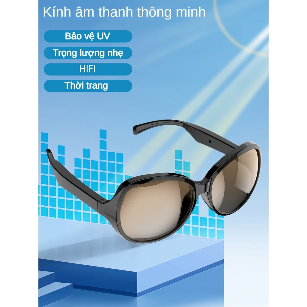 Kính Râm Thông Minh F07 Bluetooth 5.3 Strereo UV Hỗ Trợ Gọi Rảnh Tay Chống Ánh Sáng Xanh