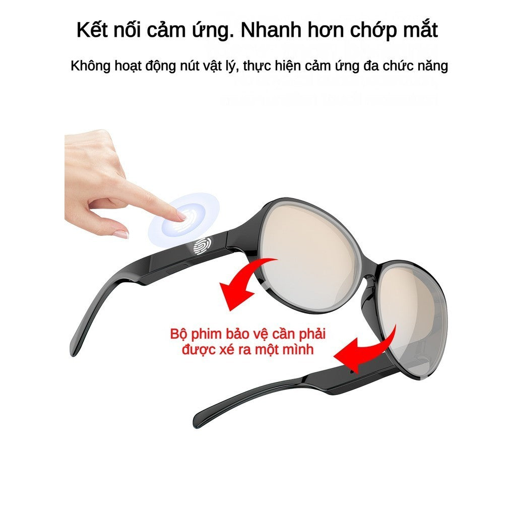 Kính Râm Thông Minh F07 Bluetooth 5.3 Strereo UV Hỗ Trợ Gọi Rảnh Tay Chống Ánh Sáng Xanh