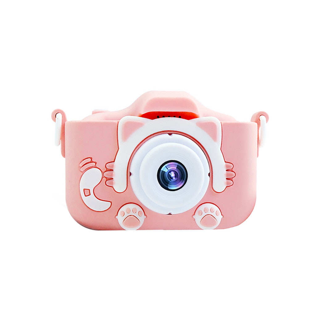 Máy Ảnh Kỹ Thuật Số Mini Mèo Camera-007 Cute Có Thể Sạc Lại Chống Sốc Cao Cấp Cho Bé