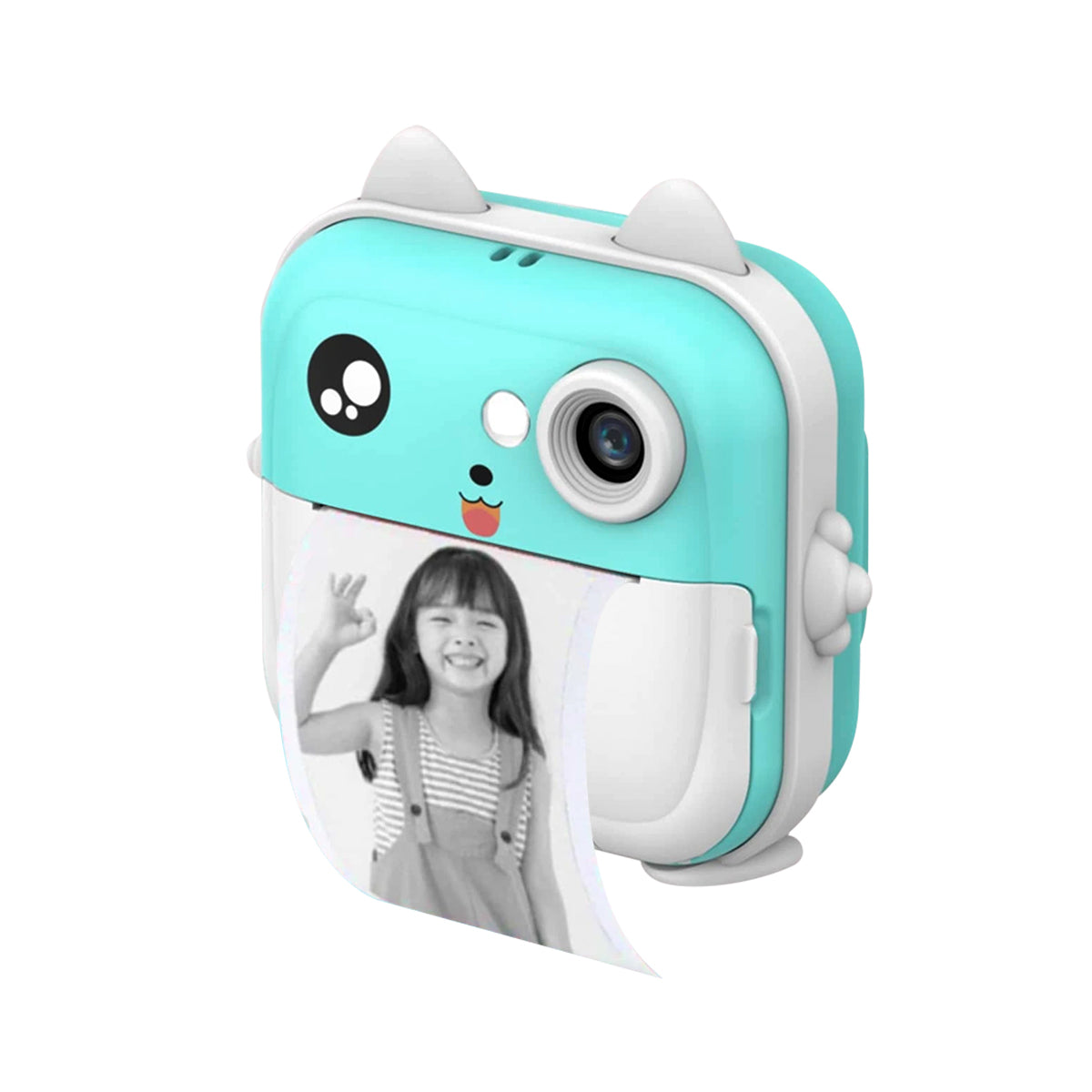 Máy Ảnh Mini in Nhiệt Chụp Lấy Liền Kỹ Thuật Số Cute Camera 24MP 720P Với 3 Cuộn Giấy Nhiệt