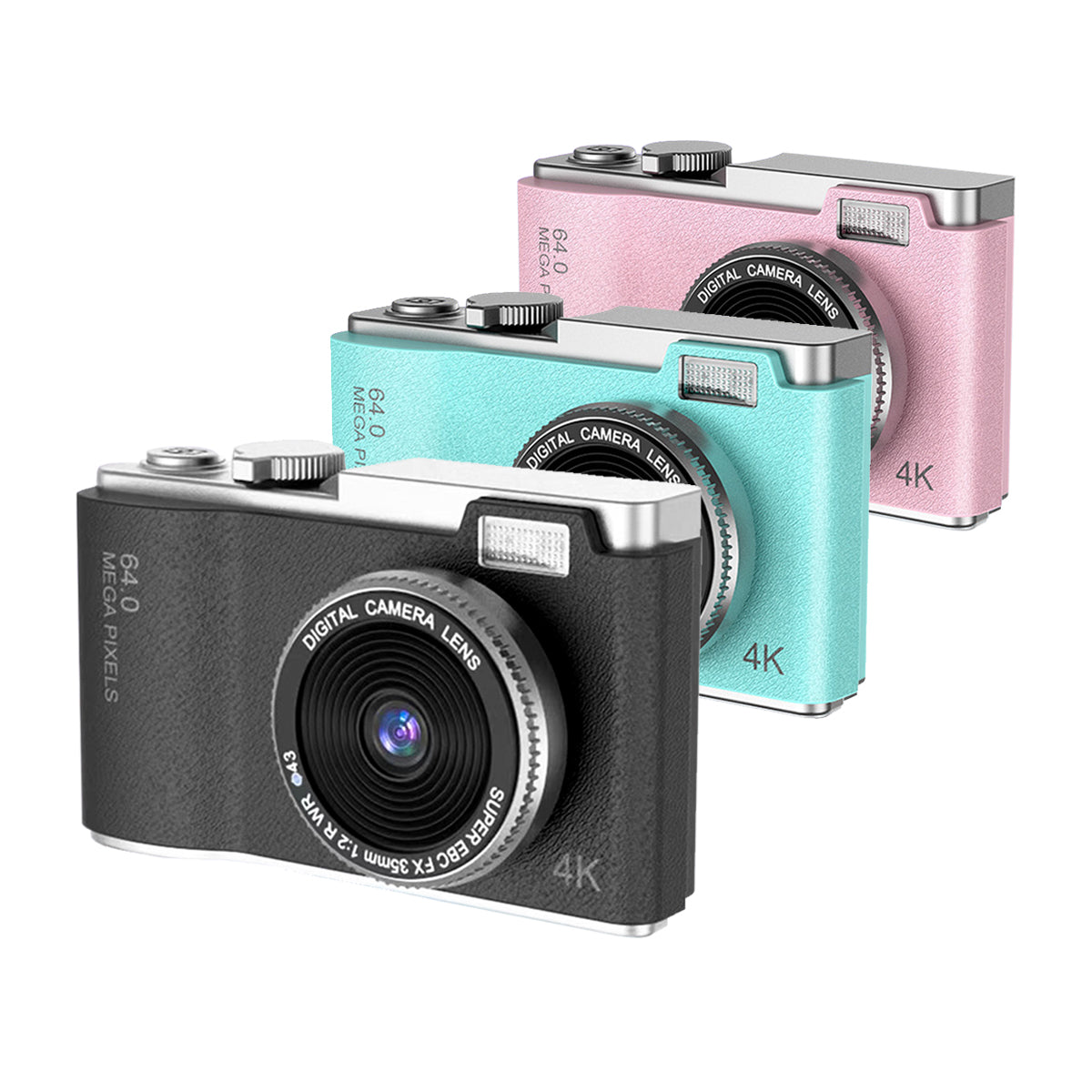 Máy Ảnh Kỹ Thuật Số Selfie LK-003 Camera Kép Mini Digital 4K Video Cho Học Sinh Retro