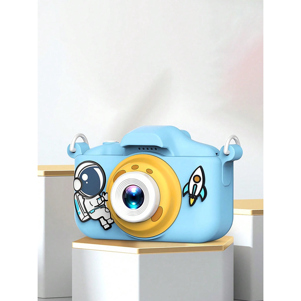 Máy Ảnh Kỹ Thuật Số Mini Cho Bé Camera-008 Digital HD Cute Phi Hành Gia 20Triệu Pixel 1920P