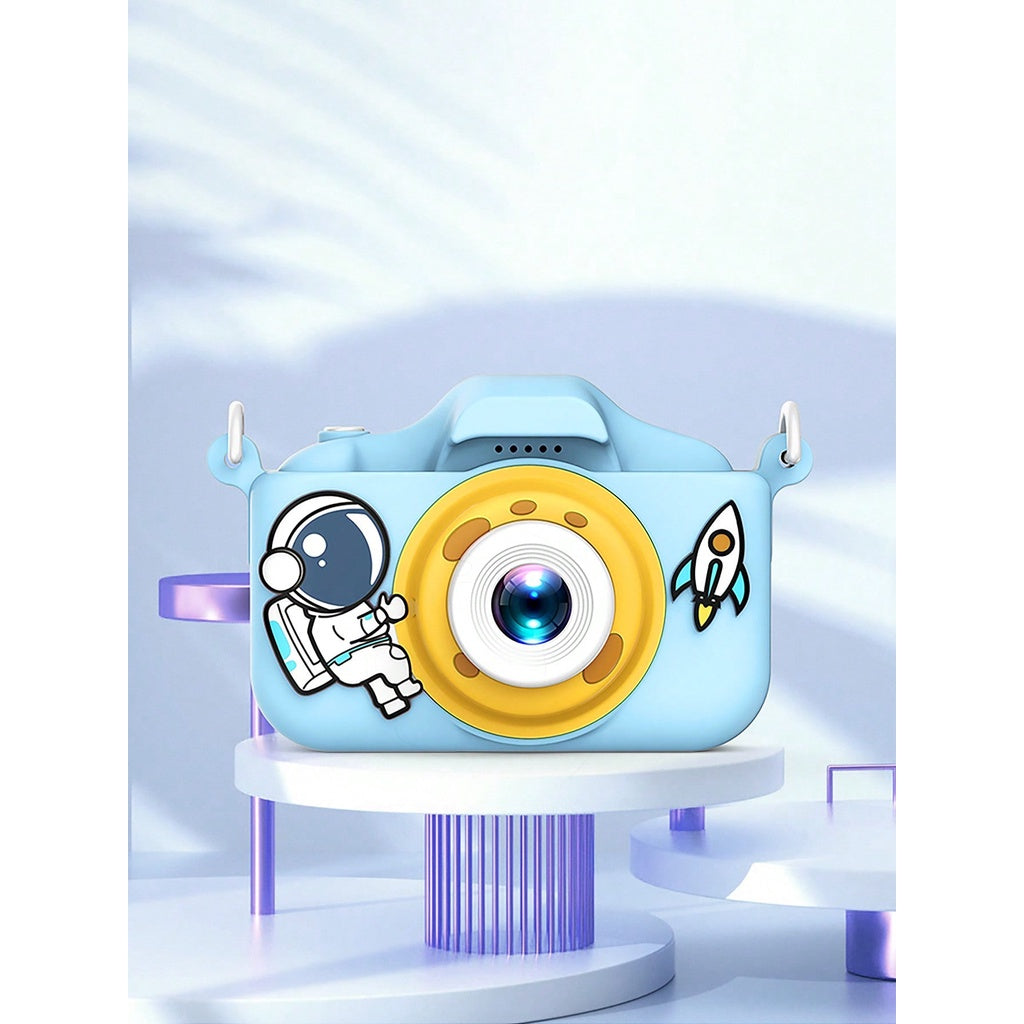 Máy Ảnh Kỹ Thuật Số Mini Cho Bé Camera-008 Digital HD Cute Phi Hành Gia 20Triệu Pixel 1920P