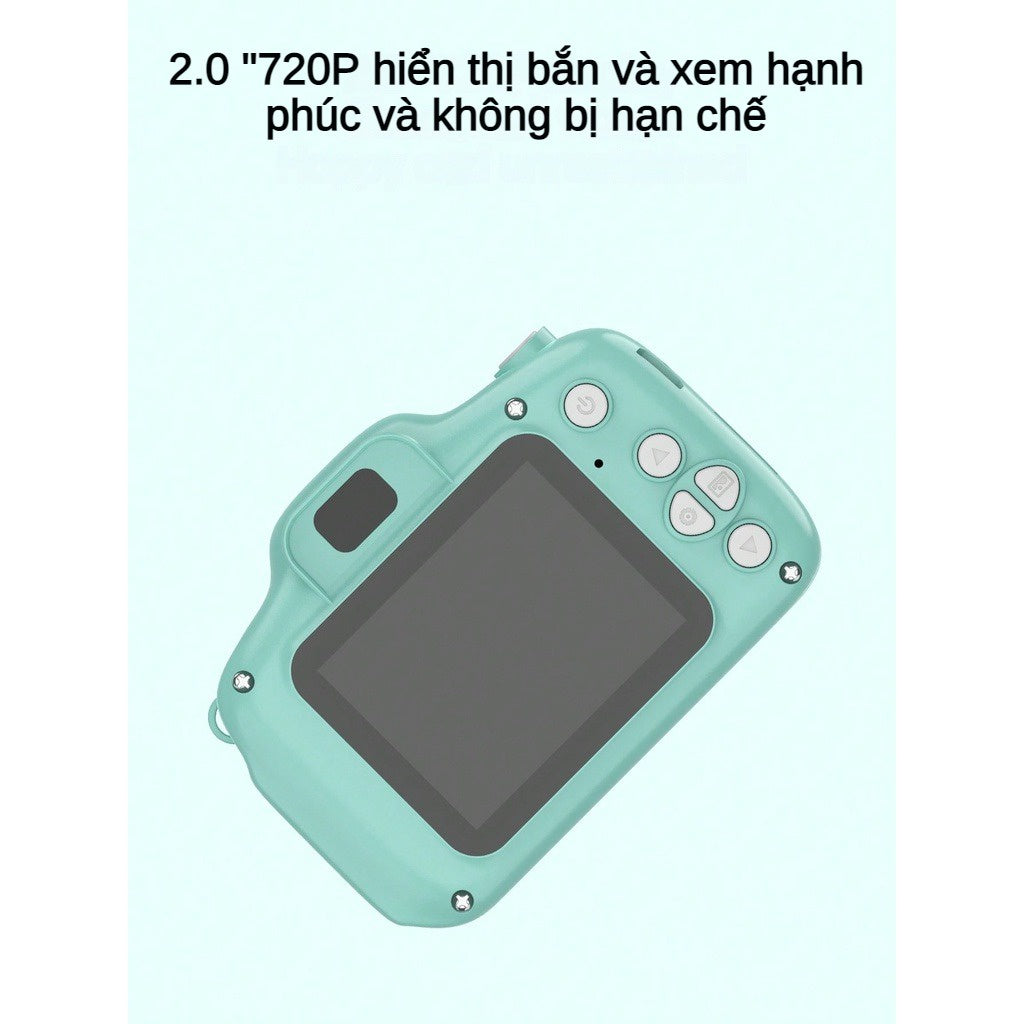 Máy Ảnh Mini Kỹ Thuật Số Digital Camera HD Hoạt Hình Dễ Thương Có Thể Phù Hợp Với Trẻ Em