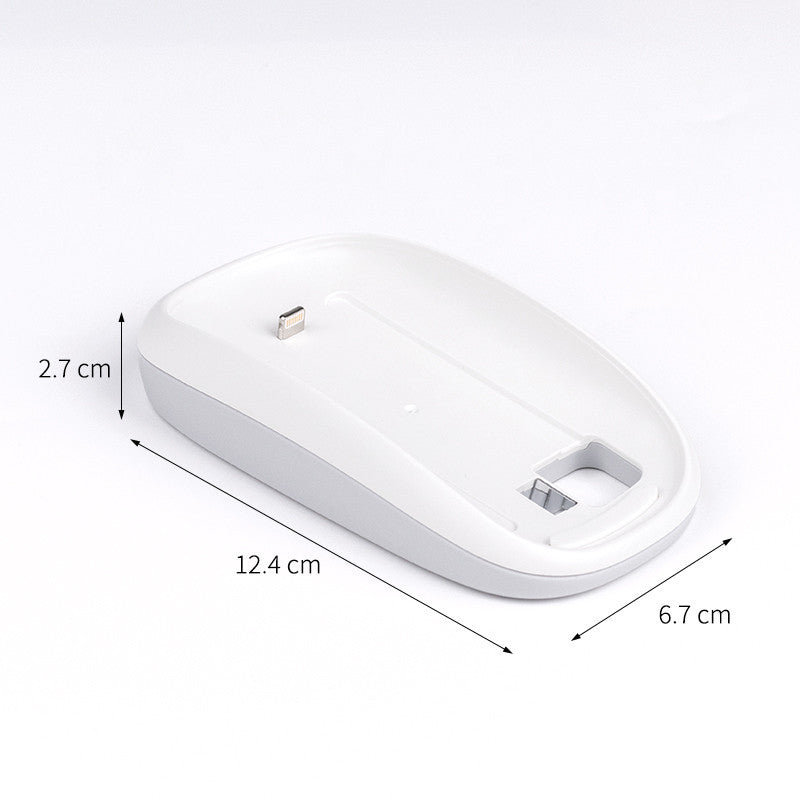 Đế Công Thái Học Hỗ Trợ Di Chuột Magic Mouse 2 Kiêm Dock Sạc Từ Tính Tiện Lợi Magicbase2