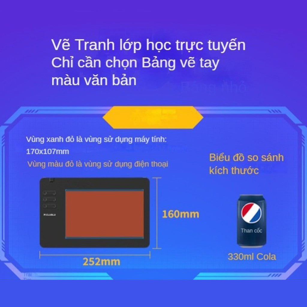 Bảng Vẽ Điện Tử Laptop Bảng Vẽ Với Bút Mức Độ Áp Lực Hỗ Trợ OSU Vẽ Dạy Trực Tuyến AndroidPC