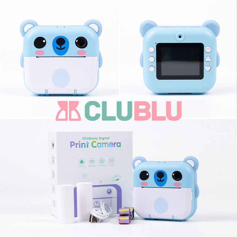 Máy Ảnh Mini in Nhiệt Chụp Lấy Liền Kỹ Thuật Số Camera Y6E Với 2 Cuộn Giấy Nhiệt Cho Bé