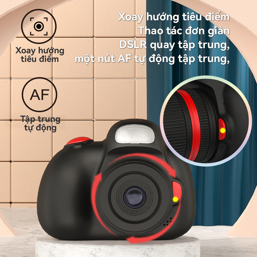 Máy Ảnh Kỹ Thuật Số D6S Camera DSLR Xoay Ống Kính Để Lấy Nét Có Đèn Flash MegaPixel