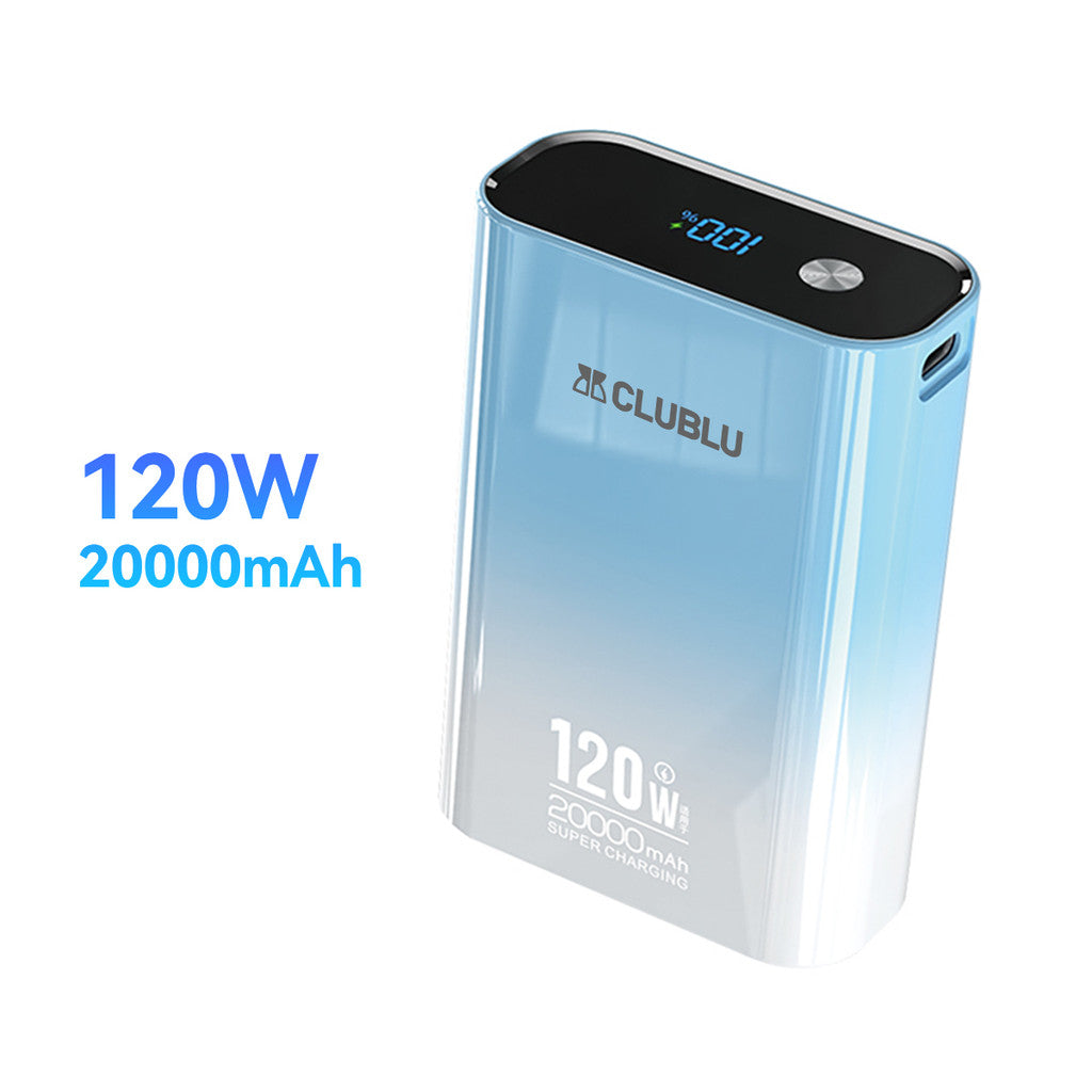 Pin Sạc Dự Phòng Mini 20000mAh Sạc Nhanh PD22.5W Màu Gradient Đẹp Mắt Hiển Thị Lượng Pin