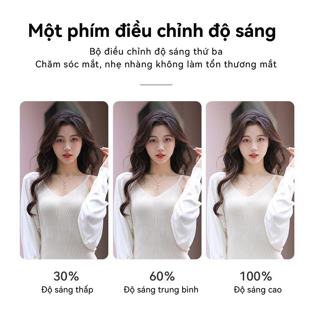 Đèn LED Hỗ Trợ Selfie Mini RingLight Lấp Đầy Ánh Sáng Cho Điện Thoại Gương LED Beauty Flash