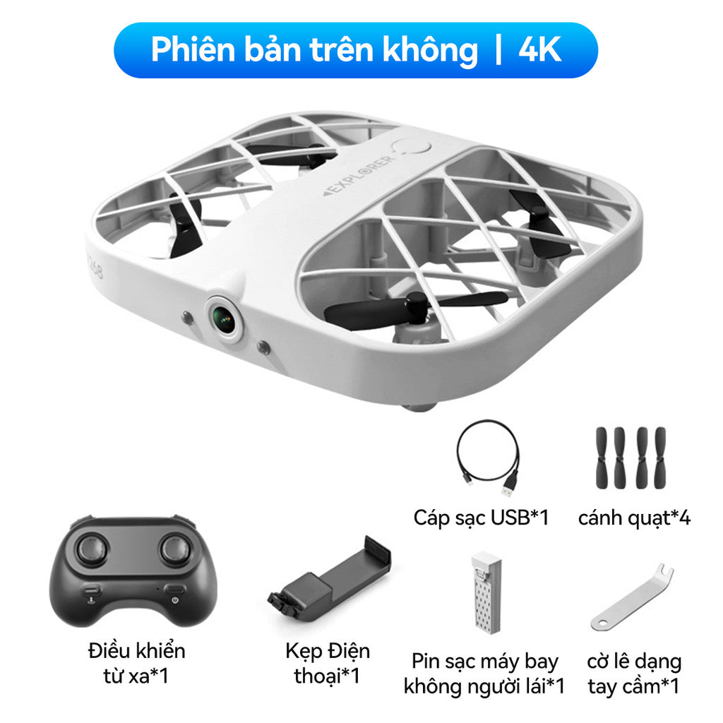 Drone F107 Flycam 4K Giá Rẻ Máy bay Mini Không Người Lái Chất Lượng UAV 5G Điều Khiển Từ Xa