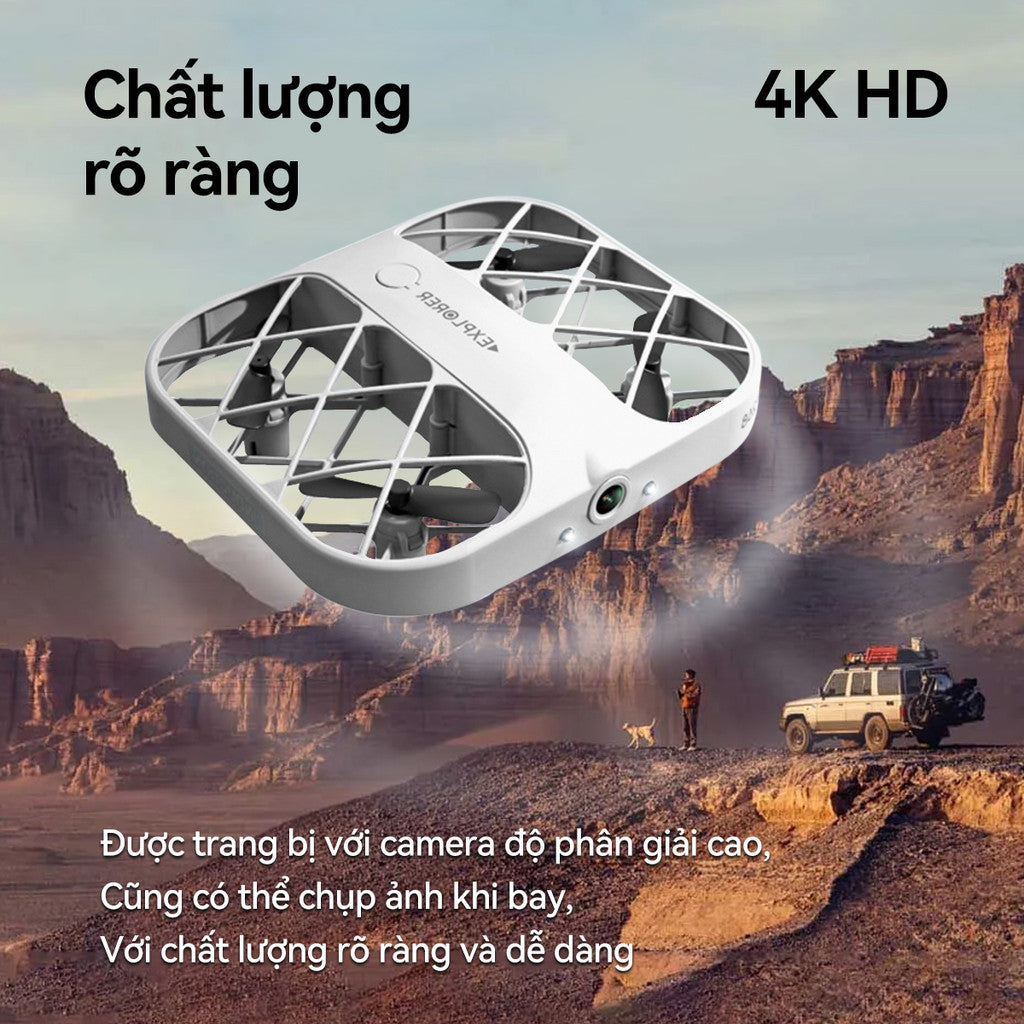 Drone F107 Flycam 4K Giá Rẻ Máy bay Mini Không Người Lái Chất Lượng UAV 5G Điều Khiển Từ Xa