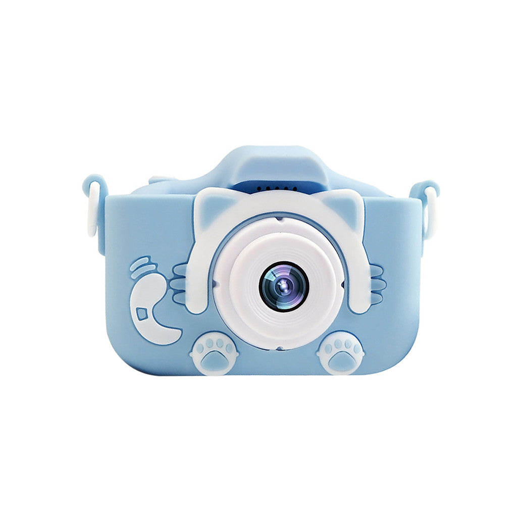 Máy Ảnh Kỹ Thuật Số Mini Mèo Camera-007 Cute Có Thể Sạc Lại Chống Sốc Cao Cấp Cho Bé