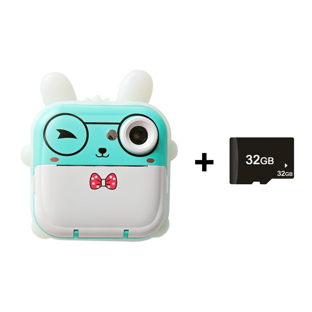 Máy Ảnh Mini in Nhiệt Chụp Lấy Liền Kỹ Thuật Số Cute Camera 24MP 720P Với 3 Cuộn Giấy Nhiệt